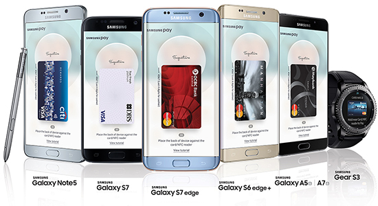 На каких телефонах работает Samsung Pay