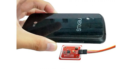 Установка внешнего NFC модуля в телефон